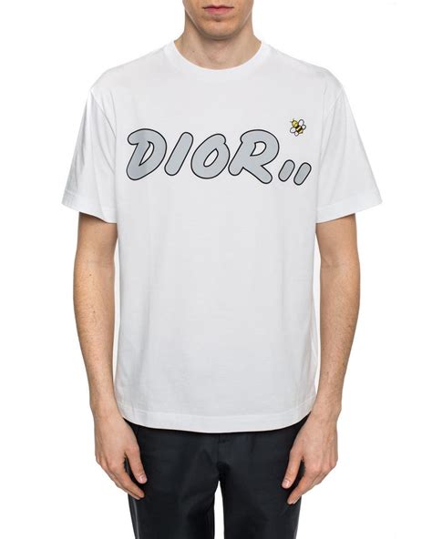 kaws x dior logo t-shirt white|kaws x dior sweatshirt.